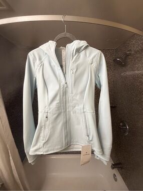 lululemon athletica Light Blue Hooded Utility Jacket